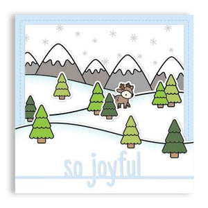 Lawn Fawn Lawn Cuts Custom Craft Dies - So Joyful Line Border (LF2449)