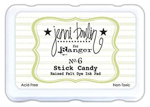 Jenni Bowlin for Ranger Raised Felt Ink Pad Stick Candy No. 6 (JBP28635)