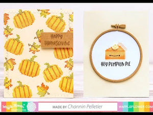 Waffle Flower Stitched Harvest Stamp Set (271199)