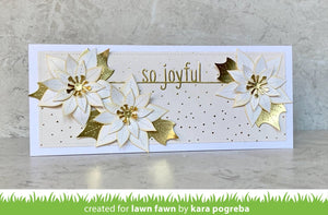 Lawn Fawn Lawn Cuts Custom Craft Dies - So Joyful Line Border (LF2449)