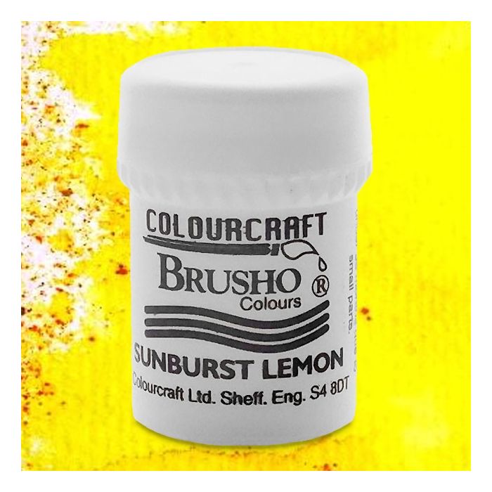 Colourcraft Brusho Colors Sunburst Lemon