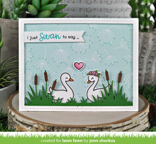 Load image into Gallery viewer, LawnFawn Photopolymer Clear Stamp &amp; Die Set Swan Soiree (LF2220)
