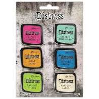 Tim Holtz Distress Enamel Pin Set #1 (TDZS73437)