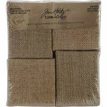 Load image into Gallery viewer, Tim Holtz idea-ology Burlap Panel Bare Minis (TH93103)
