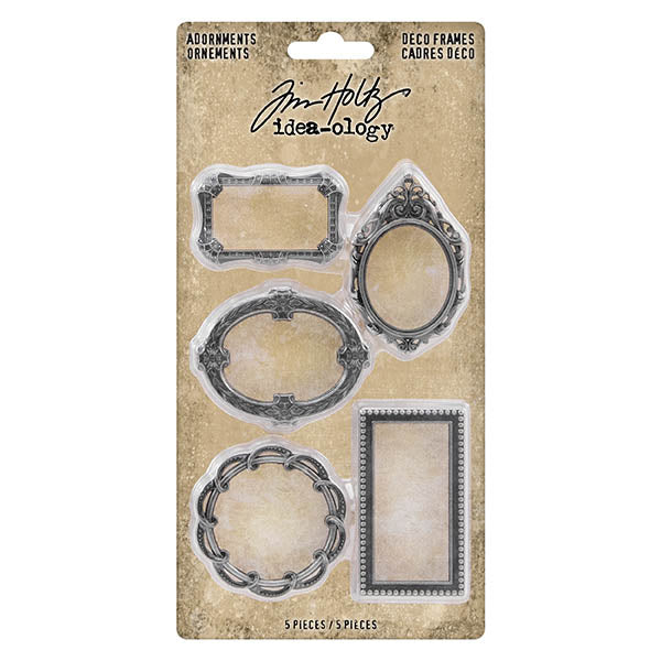 Tim Holtz Idea-ology Adornments Deco Frames (TH93792)