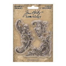 Load image into Gallery viewer, Tim Holtz idea-ology Adornments Flourish (TH94231)
