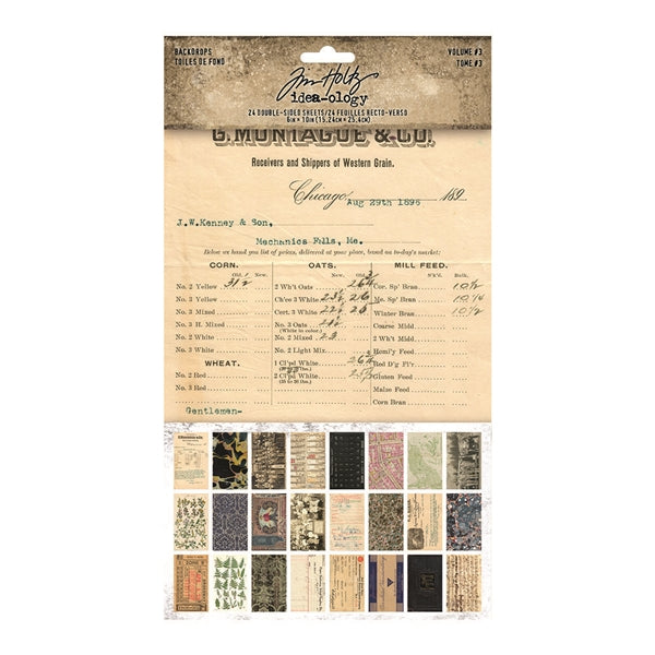 Tim Holtz idea-ology Backdrops Volume 3 (TH94247)