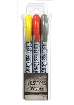 Tim Holtz Distress Halloween Pearlescent Crayon Set #3 (TSHK81111)