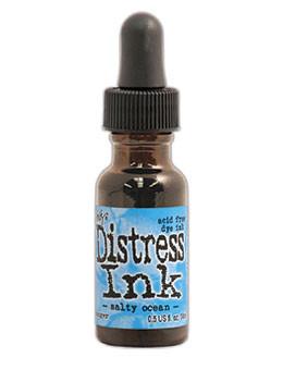 Tim Holtz Distress Ink Re-Inker Salty Ocean (TXR35046)