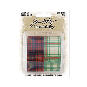 Tim Holtz Idea-ology Christmas Linen Patchwork Tape (TH94299)