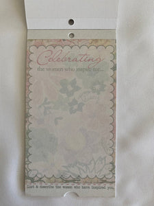 Melissa Frances Indexed Ticket Company The Thankful Heart Ticket Book