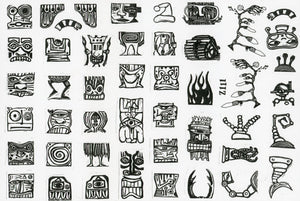 Teesha Moore Stamps Tikis and Totem (Z111)