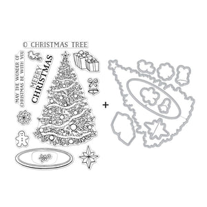 Hero Arts Stamp & Die Set O Christmas Tree (SB336)