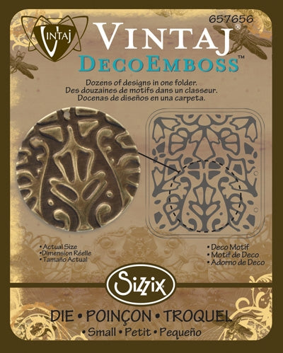 Sizzix Vintaj DecoEmboss Deco Motif (657656)