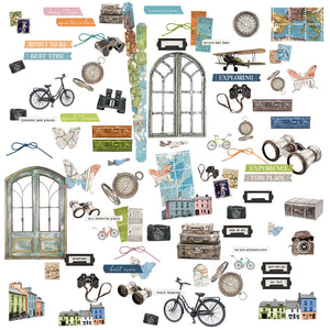 49 & Market Vintage Artistry Everywhere Collection Laser Cut Elements (VAE-40711)