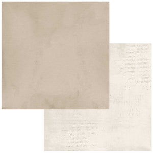 49 and Market Vintage Artistry Serenity Collection 12x12 Scrapbook Paper Solids 2 (VAS-39111)