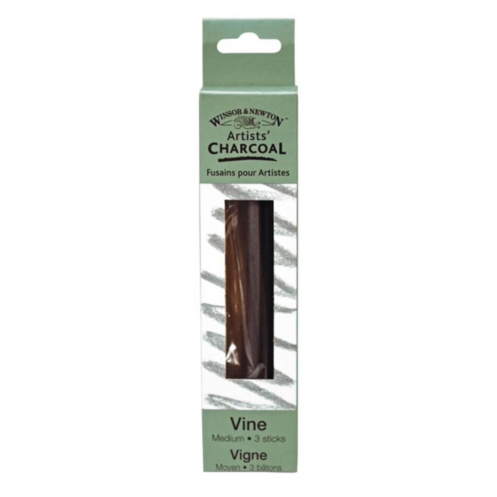 Windsor & Newton Artists' Charcoal Vine Medium 3 Pack