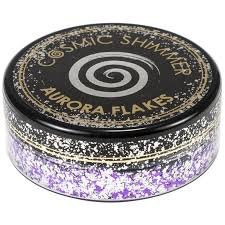 Creative Expressions Cosmic Shimmer Aurora Flakes - Frosted Violet (CSAFVIOLET)