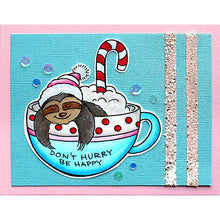 Load image into Gallery viewer, Stampendous Fran&#39;s Cling Stamps Sloth Mug (CRW212)
