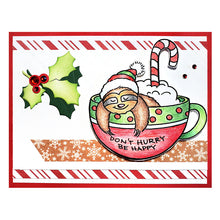 Load image into Gallery viewer, Stampendous Fran&#39;s Cling Stamps Sloth Mug (CRW212)
