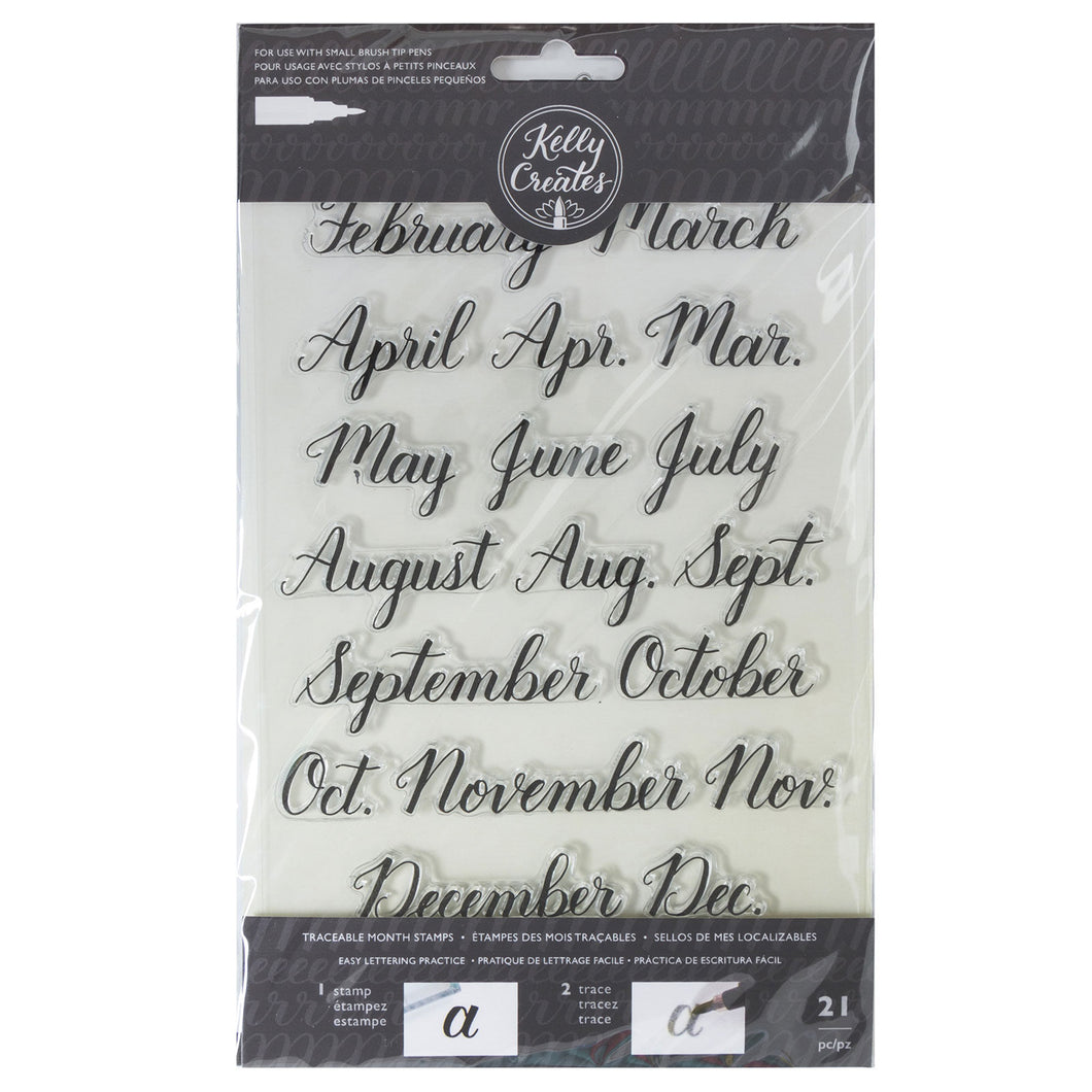 Kelly Creates Traceable Month Stamps (346394)