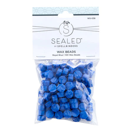 Spellbinders Paper Arts Sealed Collection Wax Beads Royal Blue (WS-036)