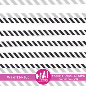 HAI Washi Tape Skinny Black Stripe (WT-PTN-105)