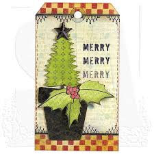 Wendy Vecchi Studio 490 Mat Minis Holly & Berries (WVMMPV04)