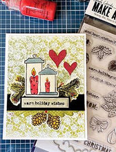 Load image into Gallery viewer, Wendy Vecchi Stamp, Die &amp; Stencil Set Warm Wishes (WVZ75257)
