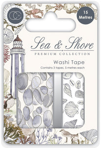 Craft Consortium Sea & Shore Premium Collection Washi Tape (CCWTPE011)