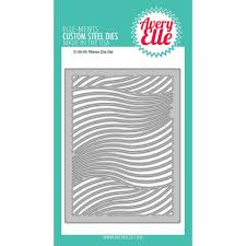 Avery Elle Elle-Ments Custom Steel Dies Waves Die (D-06-06)