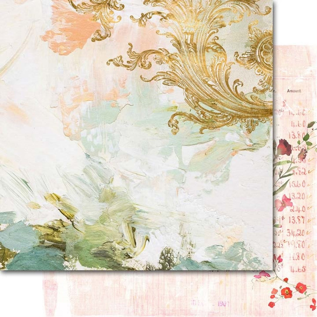 Memory Place Enchanted Simple Style Collection 12x12 Scrapbook Paper Windy Day (MP-60823)