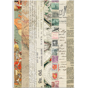 Dress My Craft Transfer Me World Map Washi Tapes (DMCDP4391)