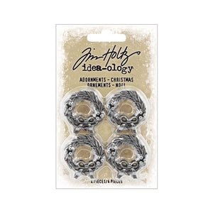 Tim Holtz Idea-ology Christmas Wreath Adornments  (TH94300)