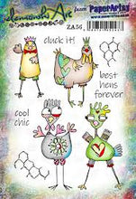 Load image into Gallery viewer, PaperArtsy Stamp Set Cluck It! designed by Elena Zinski (ZA56)
