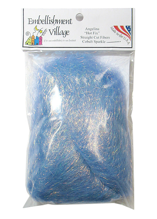 Angelina Straight Cut Fibers Cobalt Sparkle (AG10327)