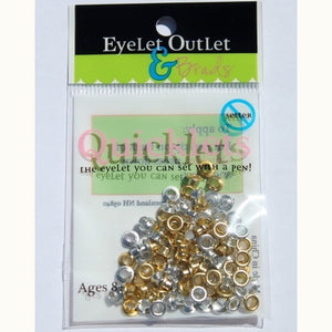 Eyelet Outlet & Brads Anodized Quicklets