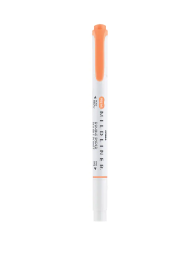 Zebra Mildliner Highlighter Apricot (Z78590)