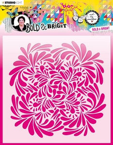 Art by Marlene Bold & Bright Collection Stencil Bold & Bright