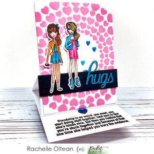 Picket Fence Studios Photopolymer Stamps & Die Set BFF Girls Find Your Tribe (BFF-117D)