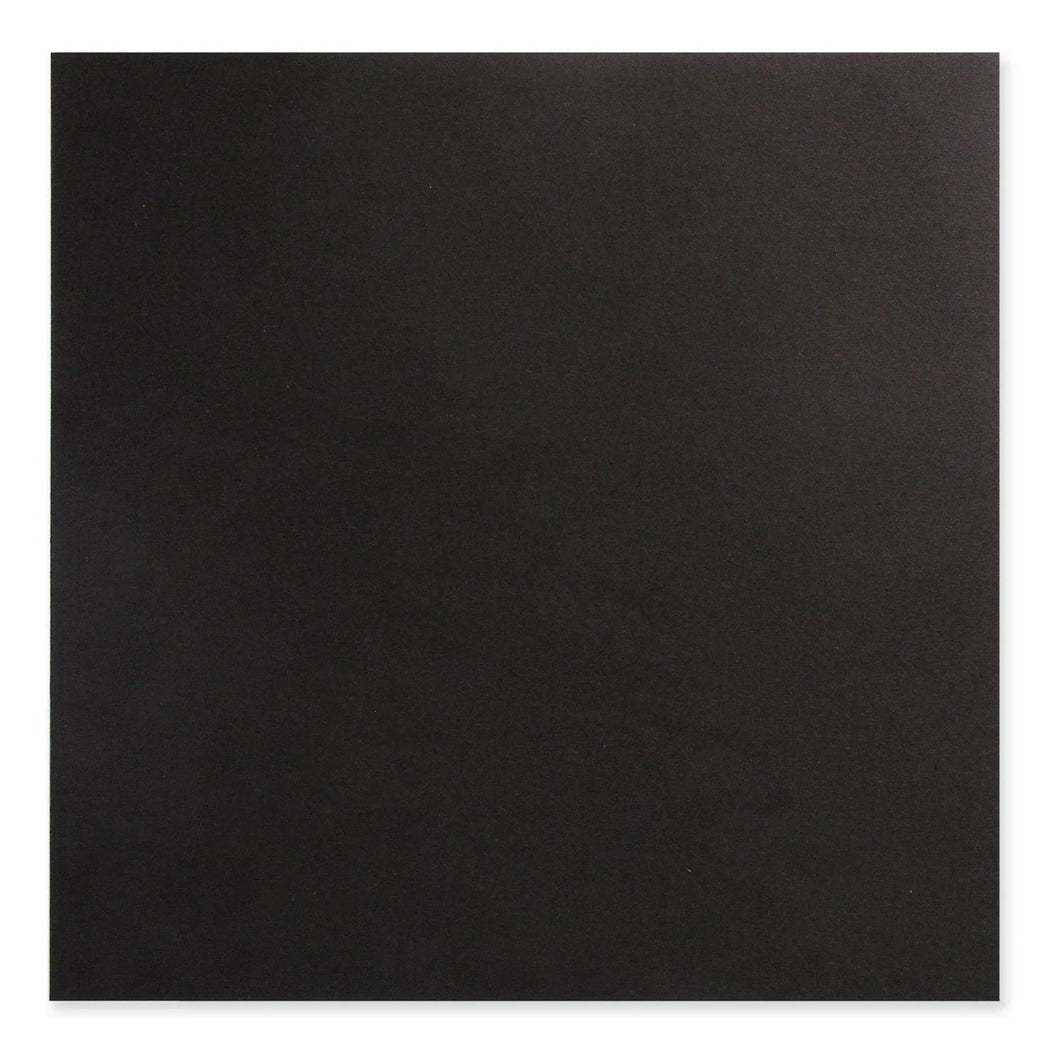 Paper Accents 90 Pt Smooth Chipboard Black Single Sheet