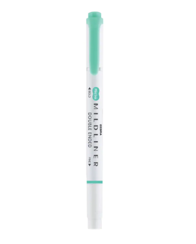 Zebra Mildliner Highlighter Blue Green (Z78220)