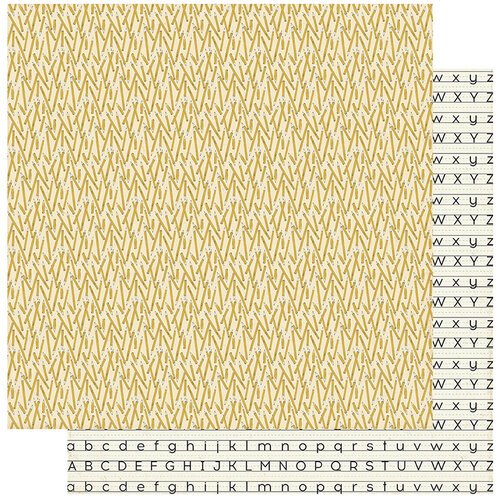 Authentique Paper Scholastic Collection 12x12 Scrapbook Paper Scholastic Five (BTS005)