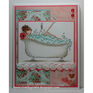 Stamping Bella Cling Mount Stamp Uptown Girl Bubbles Loves Bubbly (EB233)