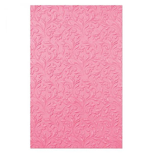 Sizzix 3-D Textured Impressions Embossing Folder Floral Scrolls (665751)