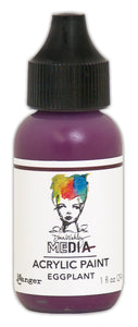 Dina Wakley MEdia Acrylic Paint Eggplant (MDQ59813)