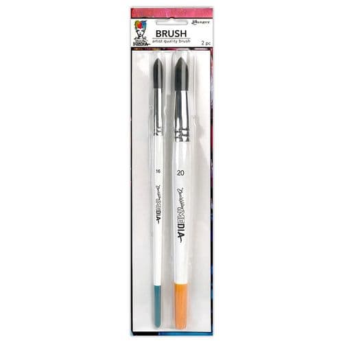 Dina Wakley MEdia Round Brush Set (MDA82163)