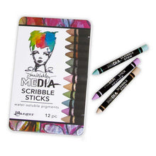 Load image into Gallery viewer, Dina Wakley MEdia Scribble Sticks Set 3 (MDA65944)
