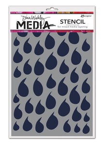 Dina Wakley Media Stencil Dollops (MDS60598)