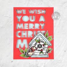 Hero Arts PolyClear Stamp Set Christmas Robins (CM551)